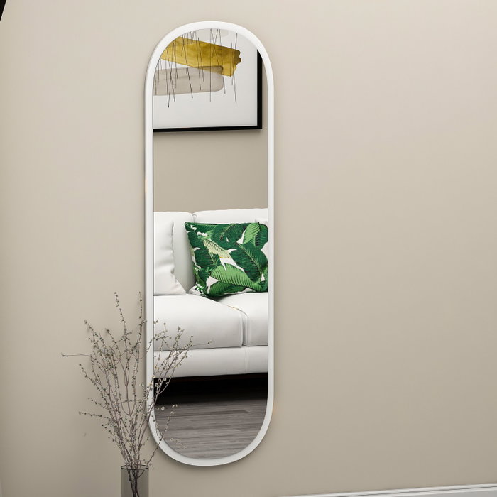 Hanah Home Espejo Magnum - White, Blanco, MDF, 40x120x2.2 cm